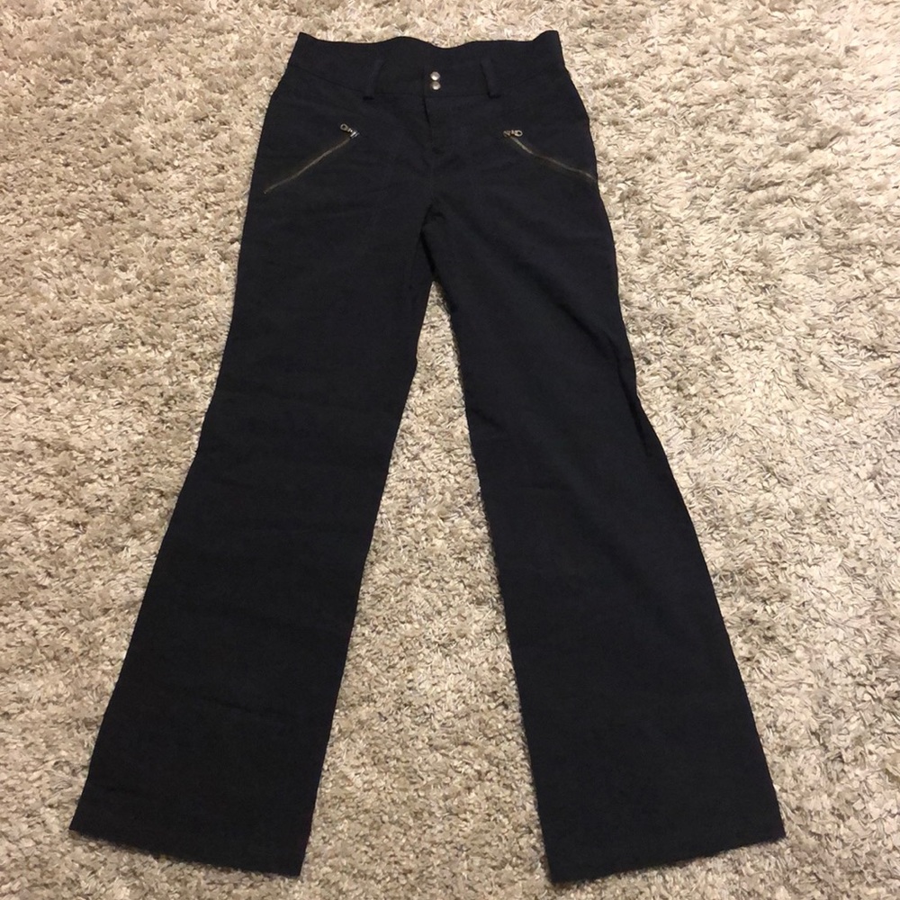 Tall, black pants